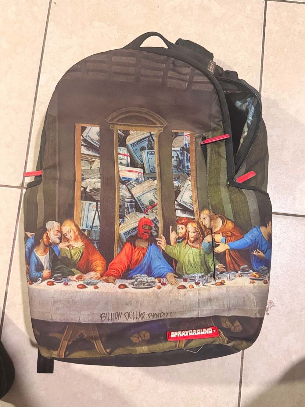Sprayground Billion Dollar Bandit Last Supper Backpack
